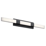 Neltev Bathroom Vanity Light - Matte Black / White