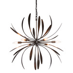 Dahlia Chandelier - Dark Smoke