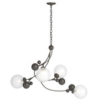 Sprig Pendant - Dark Smoke / Opaline