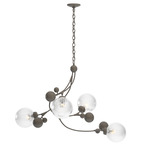 Sprig Pendant - Dark Smoke / Water Glass