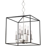 Richie Pendant - Polished Nickel / Black
