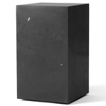 Plinth Tall Marble Table - Black Marble