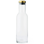 Bottle Carafe - Brass / Clear