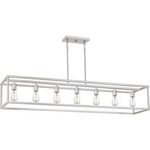 New Harbor Linear Chandelier - Brushed Nickel