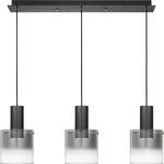 Kilmer Linear Chandelier - Earth Black / Smoked