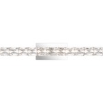 Luster Bathroom Vanity Light - Polished Chrome / Crystal