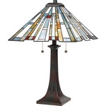 Maybeck Short Table Lamp - Valiant Bronze / Tiffany