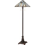 Maybeck Floor Lamp - Valiant Bronze / Tiffany