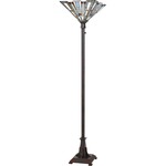 Maybeck Floor Lamp - Valiant Bronze / Tiffany