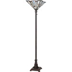 Maybeck Floor Lamp - Valiant Bronze / Tiffany