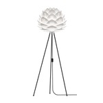 Silvia Floor Lamp - Black / White