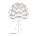 Silvia Table Lamp - White / White