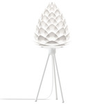Conia Table Lamp - White / White