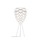 Conia Table Lamp - White / White