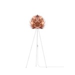 Silvia Floor Lamp - White / Copper
