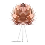 Silvia Table Lamp - White / Copper