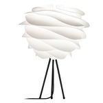 Carmina Table Lamp - Black / White