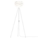 Carmina Mini Floor Lamp - White / White
