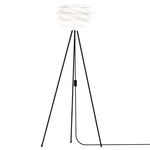 Carmina Mini Floor Lamp - Black / White