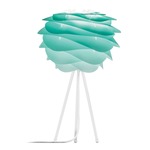 Carmina Mini Table Lamp - White / Turquoise