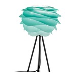 Carmina Mini Table Lamp - Black / Turquoise