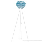 Carmina Mini Floor Lamp - White / Azure