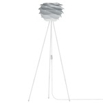 Carmina Mini Floor Lamp - White / Grey