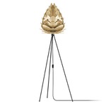 Conia Floor Lamp - Black / Brushed Brass