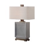 Abbot Table Lamp - Gray / Beige