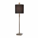 Volante Table Lamp - Antique Brass / Black