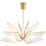 Belterra Chandelier - Natural Brass