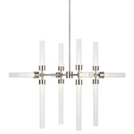 Linger Chandelier - Polished Nickel / Clear