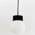 BuzziSol Pendant - Black / Frosted