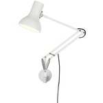 Type 75 Mini Swing Arm Wall Light - Alpine White