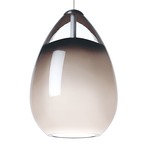 Alina Monopoint Pendant - Satin Nickel / Smoke