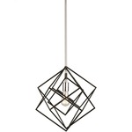 Artistry Pendant - Polished Nickel / Black