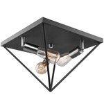 Artistry Ceiling Light Fixture - Polished Nickel / Black