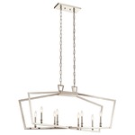 Abbotswell Linear Chandelier - Polished Nickel