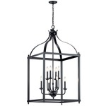 Larkin Foyer Chandelier - Black