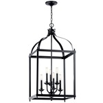 Larkin Foyer Chandelier - Black