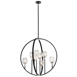 Moyra Pendant - Black / Clear