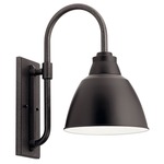 Pellinord Outdoor Wall Sconce - Black