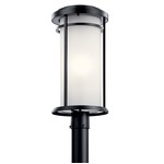 Toman Post Mount Light - Black / Satin Etched