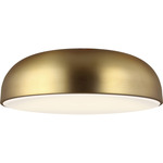 Kosa 13 Inch Ceiling Light - Aged Brass