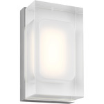 Milley Wall Light - Chrome / Etched Glass
