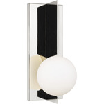 Orbel Wall Sconce - Polished Nickel / Frost