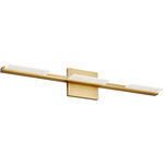 Tris Bathroom Vanity Light - Aged Brass