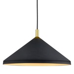 Dorothy Wide Pendant - Black