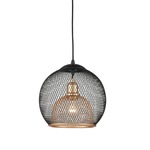 Gibraltar Pendant - Black / Gold