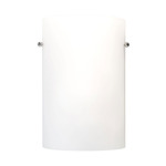 Hudson Wall Sconce - Brushed Nickel / White Opal
